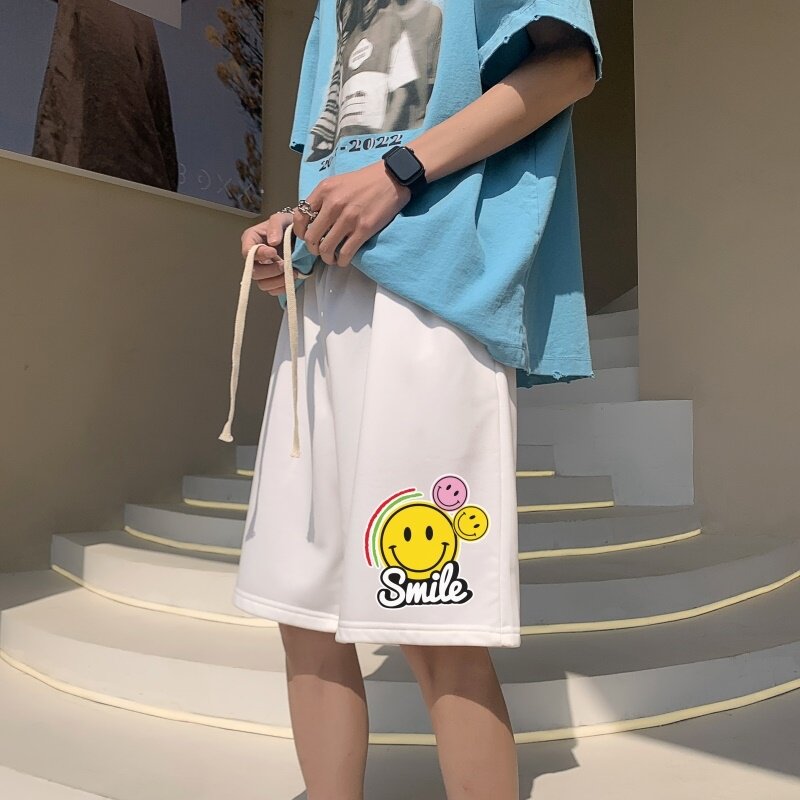 DD3683P28韩版潮流ins港风宽松短裤潮牌运动休闲五分裤男夏短裤,男装休闲裤,星座510A-6