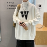 MG5546P65毛衣秋季潮流情侣装无帽黑色ins港风秋冬款潮牌，男装针织衫/毛衣，星座510A-6
