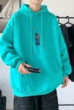 L2485P48秋冬新款卫衣男装宽松港风日系外套连帽衣服宽松卫衣，男装卫衣，星座510A-6