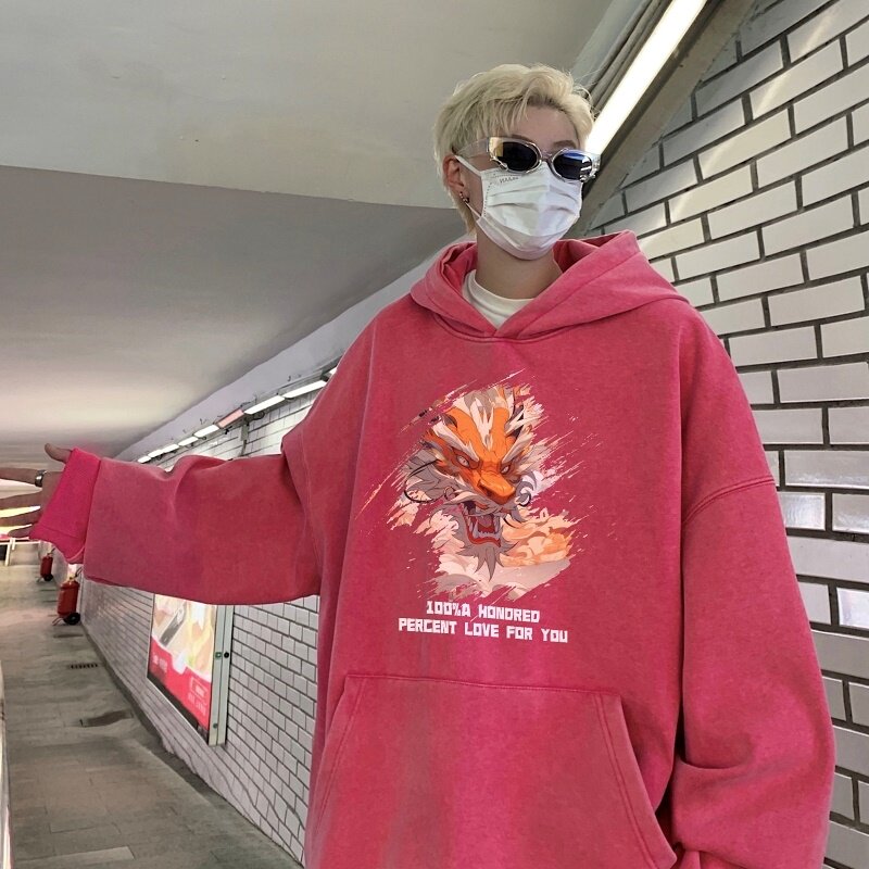 LF7342P68秋冬款直播品质棉卫衣2023水洗连帽卫衣男士落肩款,男装卫衣,星座510A-6