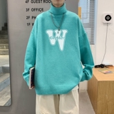 MG5546P65毛衣秋季潮流情侣装无帽黑色ins港风秋冬款潮牌，男装针织衫/毛衣，星座510A-6