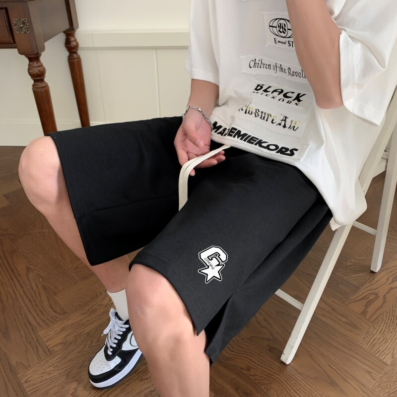 DK6652P39短裤58直播品质华棉短裤夏季宽松阔腿中裤透气短,男装休闲裤,星座510A-6