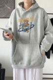 L2481P48秋冬新款卫衣男装宽松港风日系外套连帽衣服宽松卫衣，男装卫衣，星座510A-6