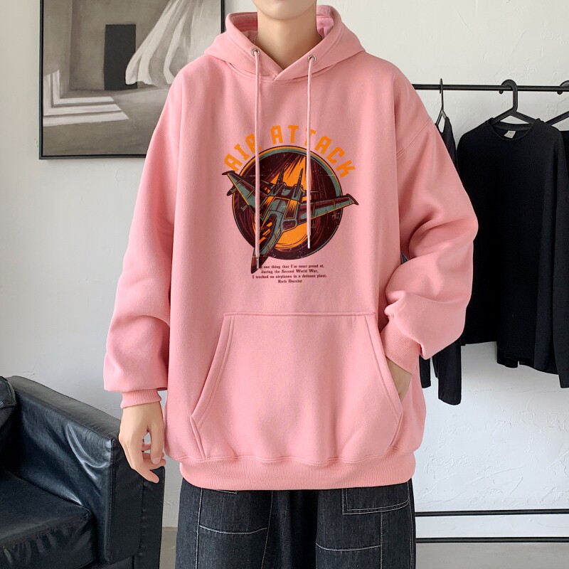 L6179P50春秋新款2023新品连帽卫衣50棉高货男士落肩宽松卫衣,男装卫衣,星座510A-6