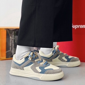 X3824P48小众板鞋运动森系港风帆布男鞋潮流原宿德迅潮鞋INS休闲图片