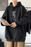 L2407P48卫衣男秋冬新款潮趣文字印花潮流休闲帅气连帽外套，男装卫衣，星座510A-6