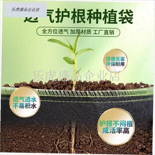 加厚植树袋毛毡种植袋无纺布美植袋特大布花盆出V口阳台楼顶种菜.