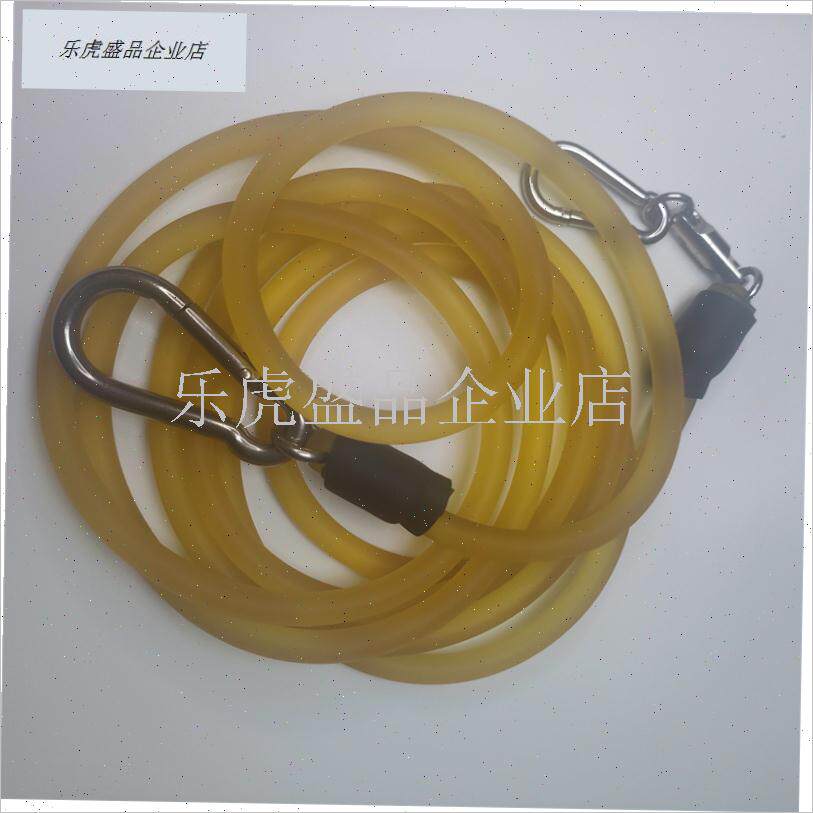 高弹力失手绳钓鱼卸力鱼竿逗钓大物竿H失Z手绳乳胶圆皮筋泄力失.