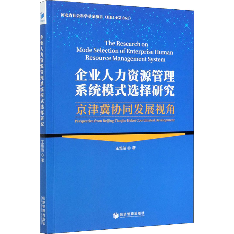 企业人力资源管理系统模式选择研究 京津冀协同发展视角王雅洁9787509673102书籍\/杂志\/报纸/管理/人力资源