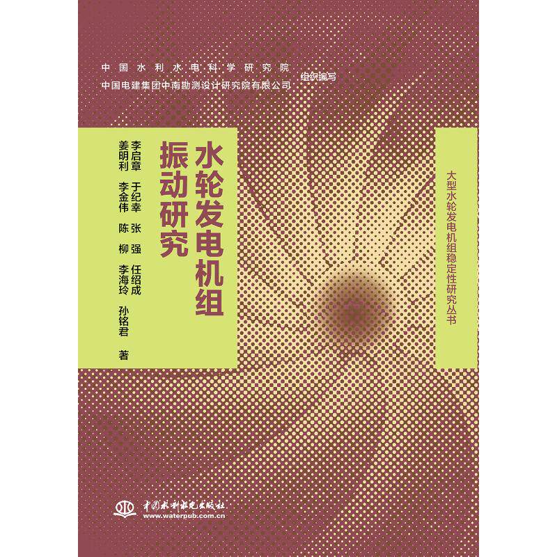 水轮发电机组振动研究/大型水轮发电机组稳定研究丛书李启章 于纪幸 张强 任绍成 姜明利 李金伟 陈柳 李海玲 孙铭君 著