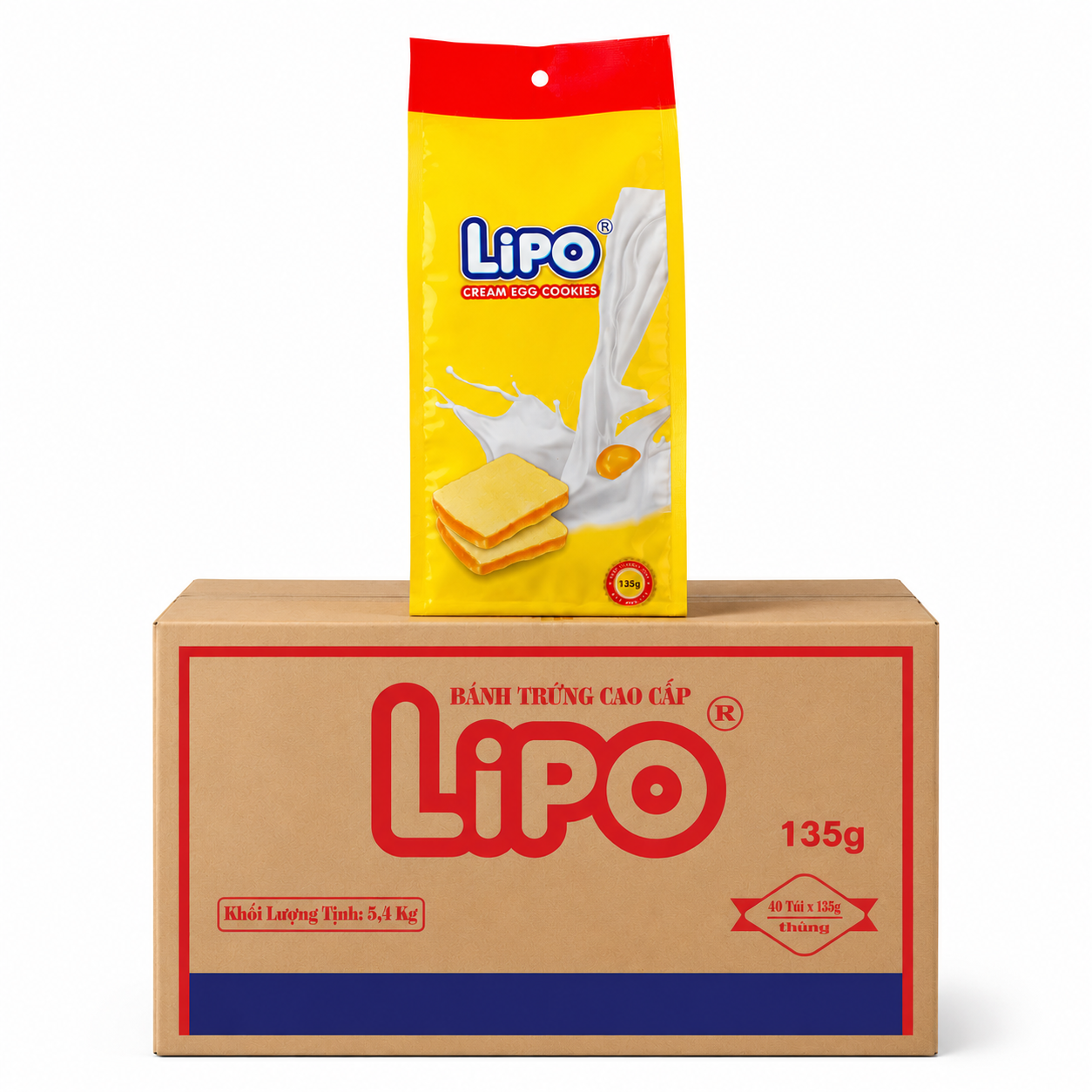 Lipo面包干整箱婚庆喜宴批发