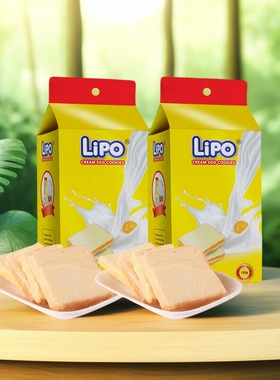 【官旗直售】Lipo面包干135g组合装 越南进口饼干小零食休闲食品