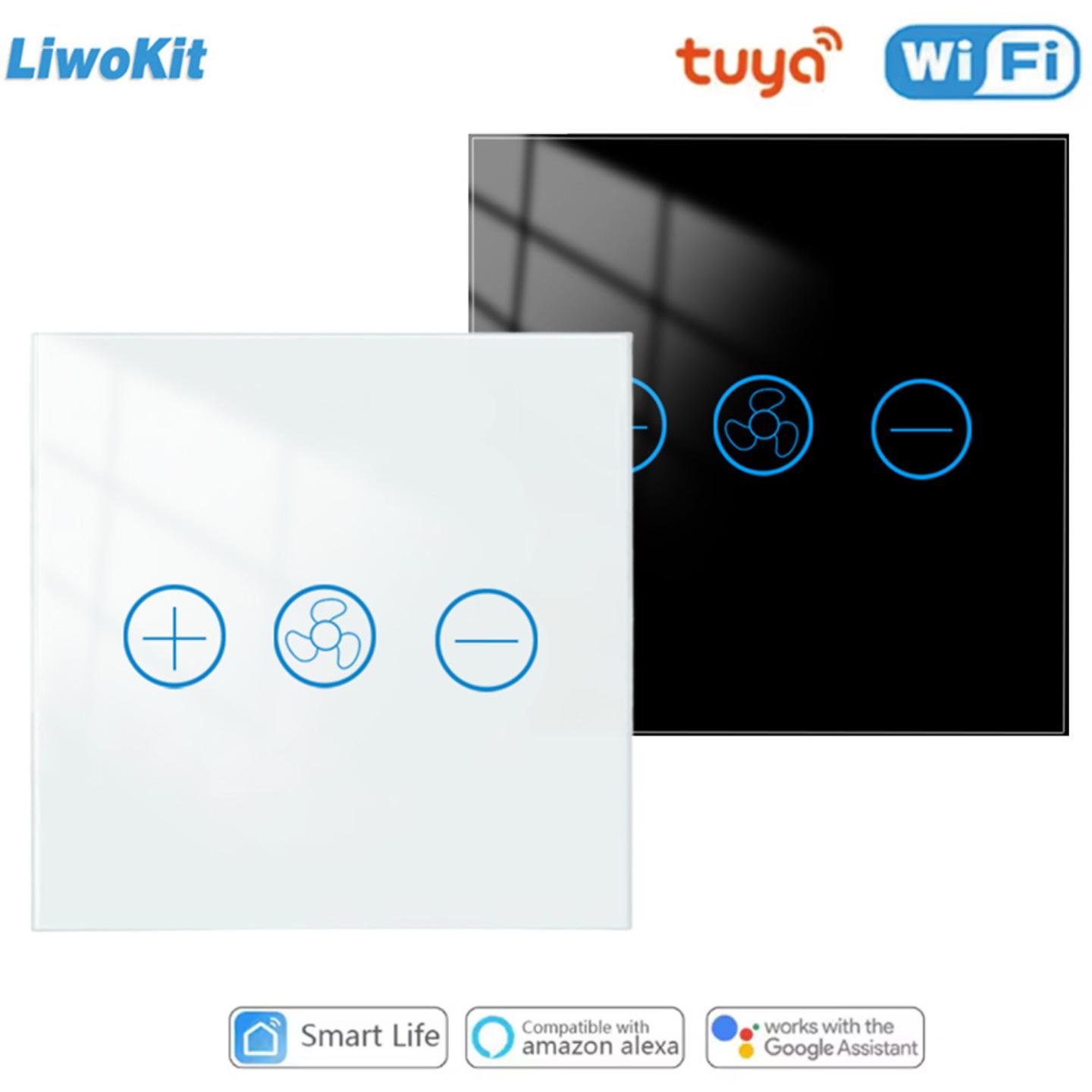 86欧规涂鸦WiFi智能触摸式风扇