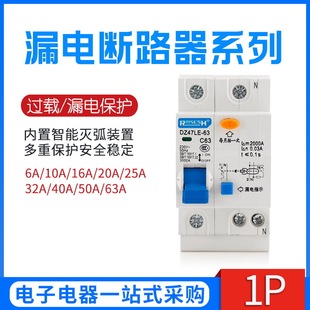 漏电保护器 漏电断路器 空气开关家用空开断路 DZ47LE