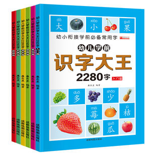 识字书幼儿认字 识字卡3000字幼儿园认字神器 幼儿识字启蒙认字卡片 识字大王2280字 儿童宝宝看图学字全套启蒙早教书绘本有声伴读