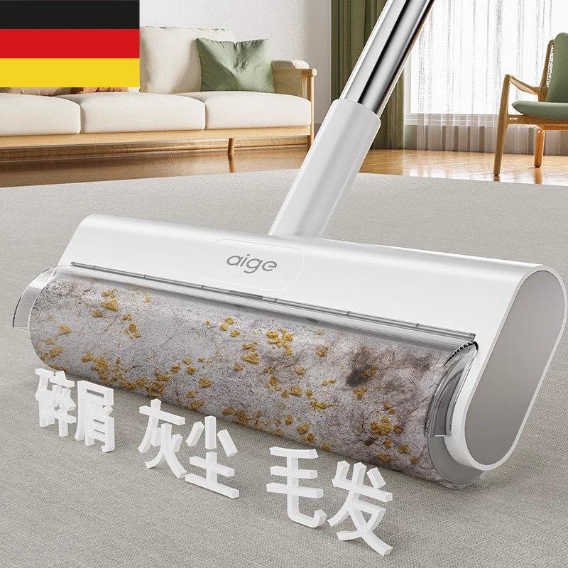 德国粘毛器滚筒长杆可伸缩加长便衣服去毛刷强力可撕式粘猫毛