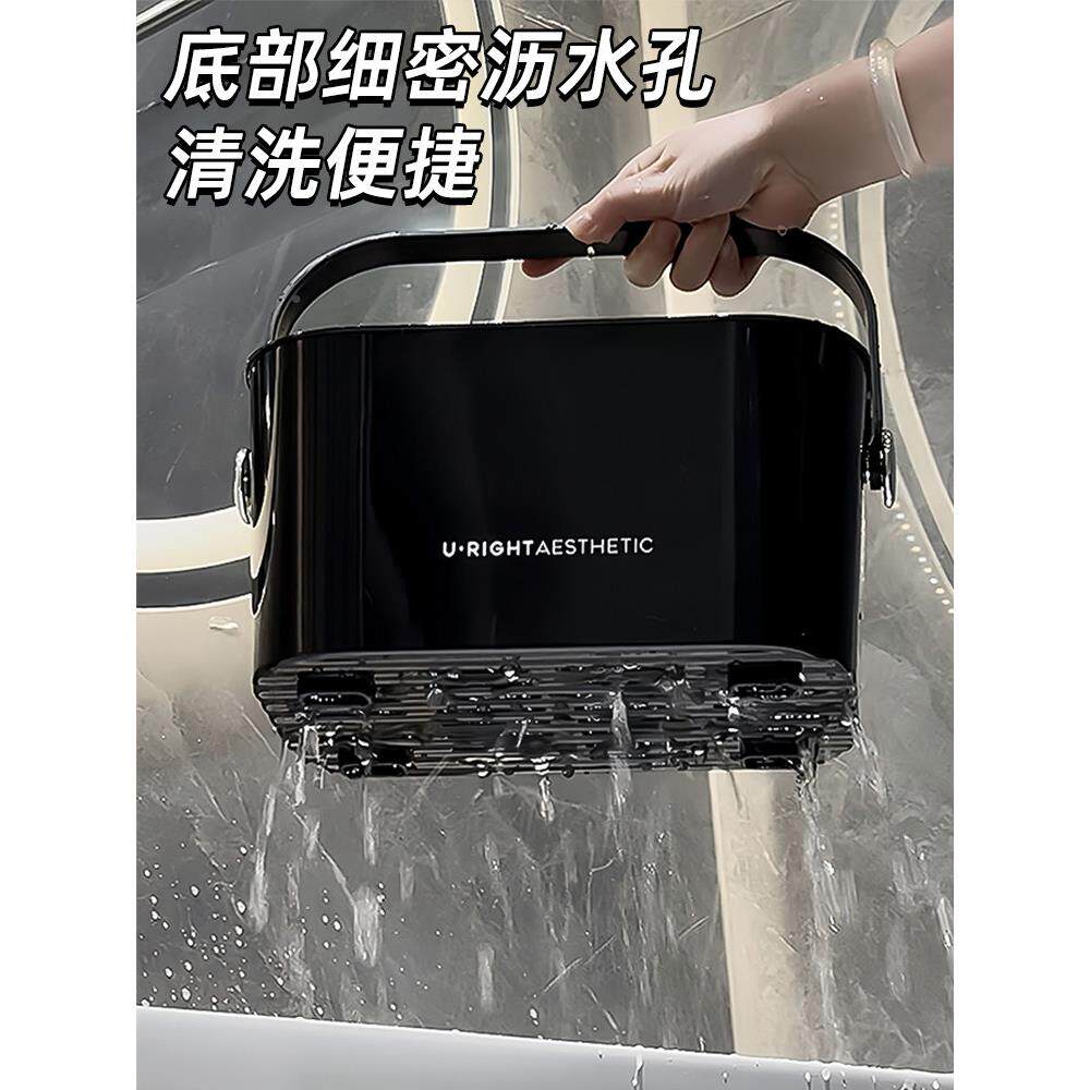 存采ZA3243购产品浴篮,洗澡的特殊背水包储存篮,有盖的庭浴室洗
