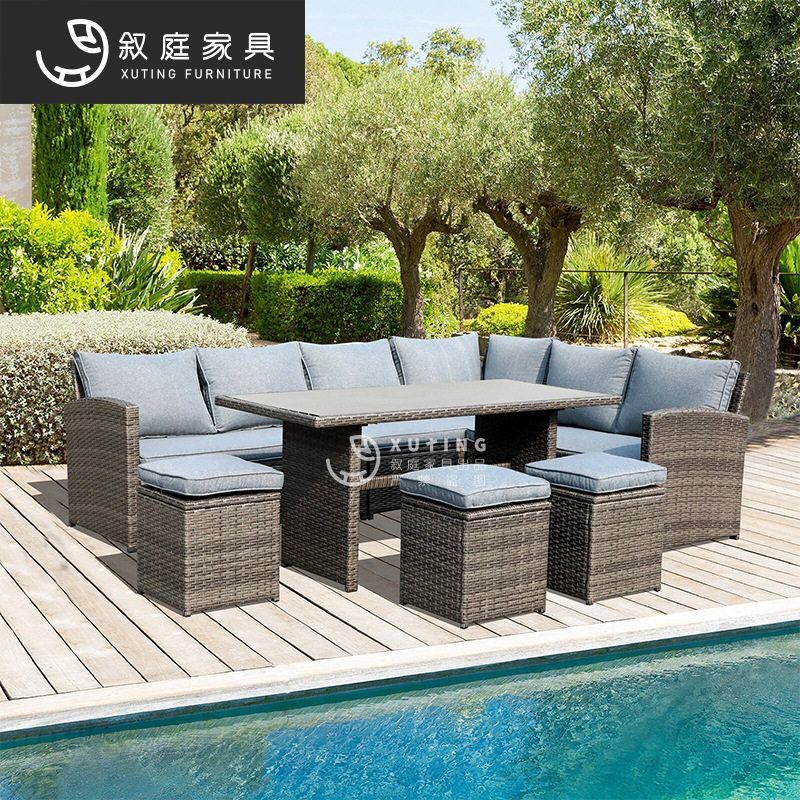 户外沙发藤编庭院花园家具藤椅防晒防水防雨阳台休闲室外茶几组合,住宅家具,户外沙发,淘宝优惠券,粉丝福利购,淘宝优惠卷