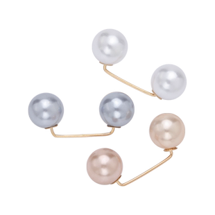 裙子收腰神器腰围改小防走光胸针扣珍珠别针固定衣服裤肥腰大收紧