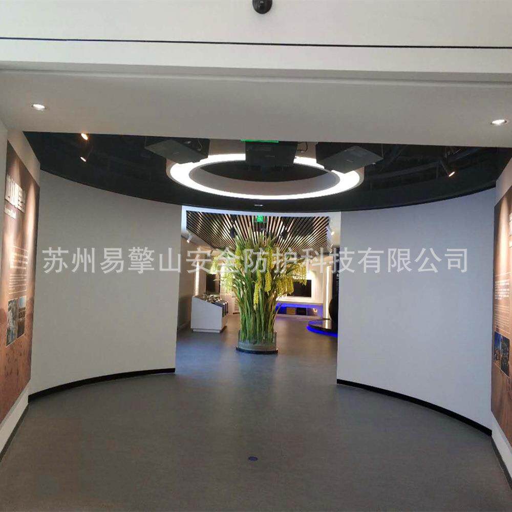 缓启停无缝隙企业展厅宴会舞台重型圆弧形塞拉门LED屏幕控制系统