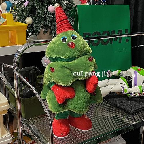 Танцующая плюшевая кукла, рождественская игрушка, подарок на день рождения