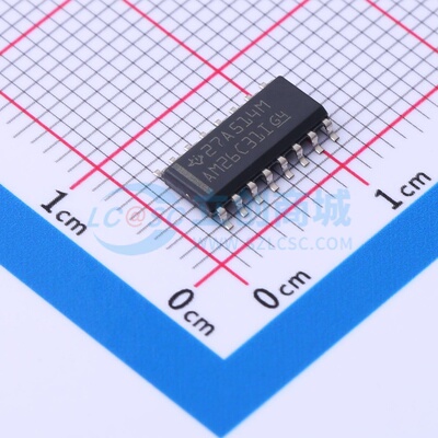 RS-485/RS-422芯片 AM26C31ID SOIC-16 TI/德州 电子元件原装正品