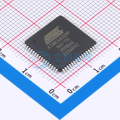 单片机(MCU/MPU/SOC) ATMEGA169P-16AU TQFP-64 MICROCHIP(美国微