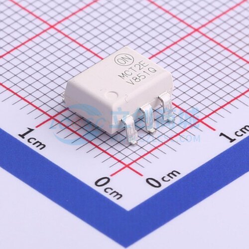晶体管输出光耦 MCT2ESR2VM SMD-6P onsemi(安森美) 电子元件配单