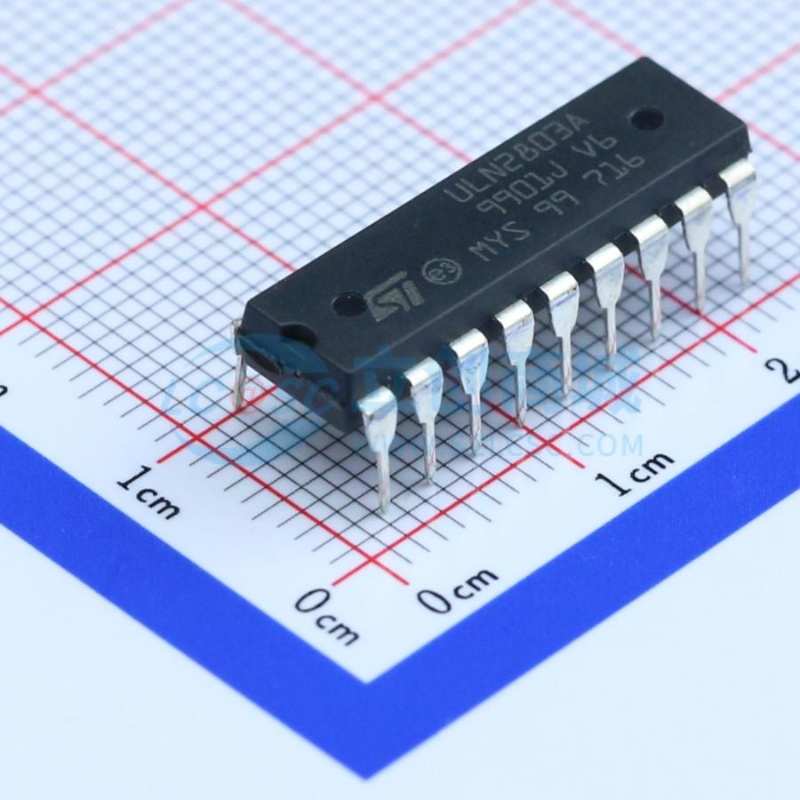 达林顿晶体管阵列 ULN2803A DIP-18 意法半导体芯片 电子元件配单