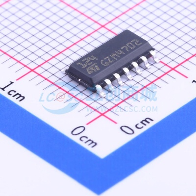 运算放大器 LM124DT SOIC-14 意法半导体芯片 电子元器件原装正品