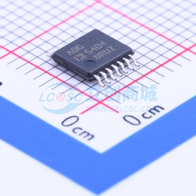 模拟开关/多路复用器 ADG5404BRUZ TSSOP-14 ADI(亚德诺) 元器件