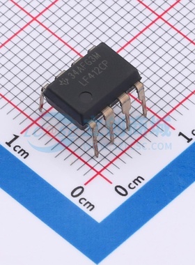 FET输入运放 LF412CP PDIP-8 TI/德州 电子元器件配单原装正品