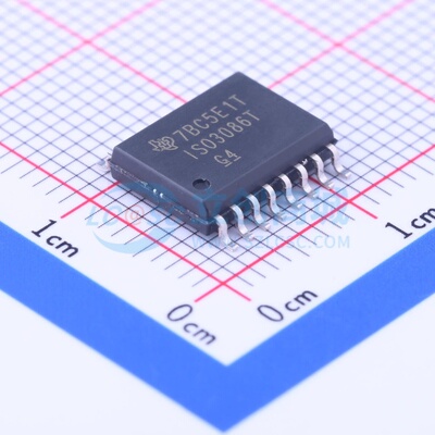 隔离式RS485/422收发器 ISO3086TDWR SOIC-16 TI/德州 电子元器件