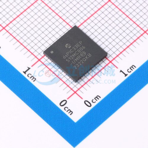 数字信号处理器(DSP/DSC) dsPIC33EP512MC806-I/MR QFN-64 MICROC