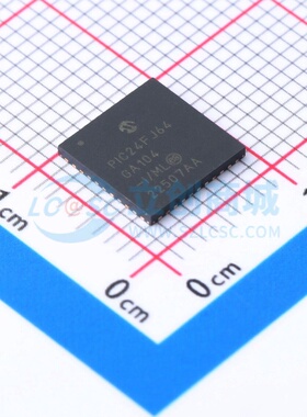 单片机(MCU/MPU/SOC) PIC24FJ64GA104-I/ML QFN-44 MICROCHIP(美