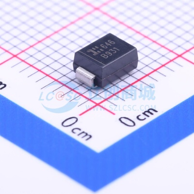 稳压二极管 1SMB5931B-13 DO-214AA DIODES(美台) 电子元器件配单
