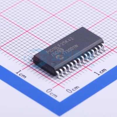 单片机(MCU/MPU/SOC) PIC18LF25K42T-I/SO SOIC-28 MICROCHIP(美