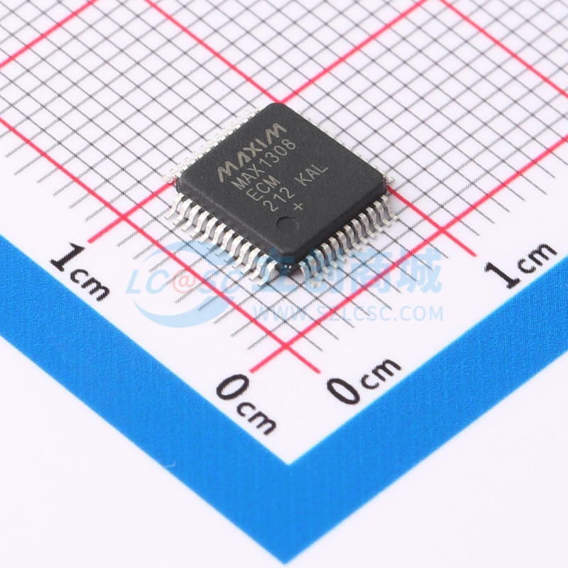 模数转换芯片ADC MAX1308ECM+ LQFP-48 MAXIM(美信) 电子元件配单