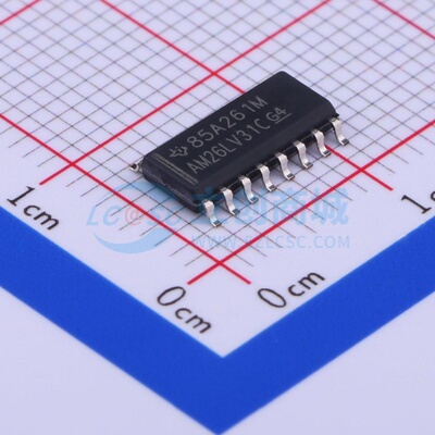 RS-485/RS-422芯片 AM26LV31CD SOIC-16 TI/德州 电子元器件配单