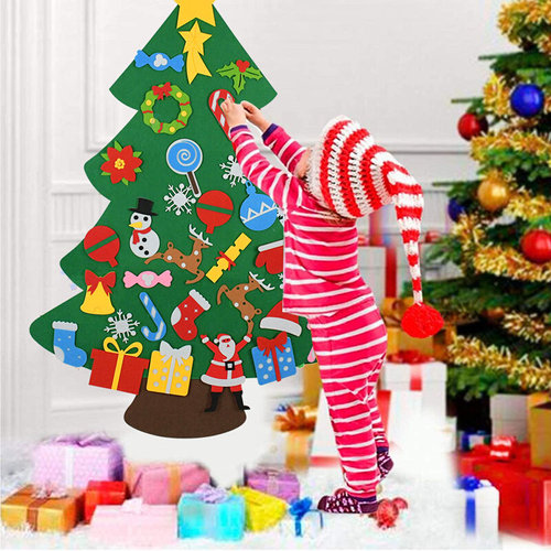 Kids DIY Felt Christmas e Christmas Decoration for Home Navi