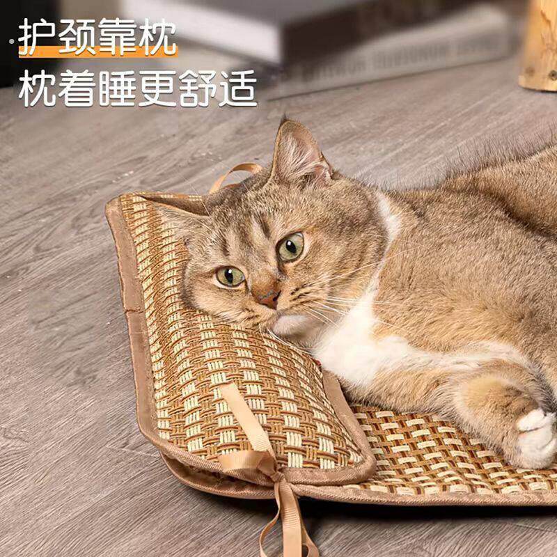 宠物冰垫狗狗凉席垫夏天睡垫狗垫子睡觉用狗窝地垫猫咪凉席垫