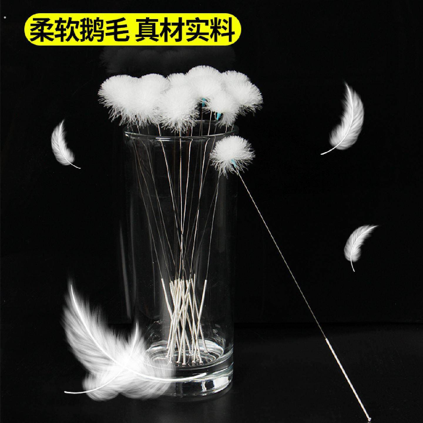专业掏耳朵鹅绒毛棒打耳朵毛毛采耳工具套装挖耳勺挠转踩耳毛神器