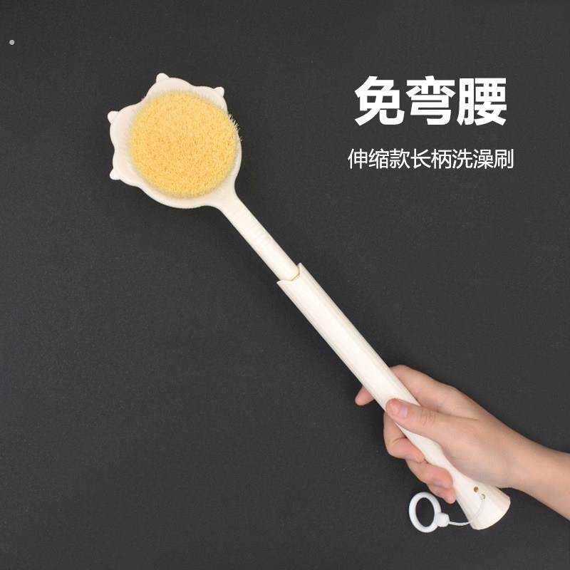 长柄洗脚刷脚趾缝隙刷孕妇老人不弯腰伸缩搓脚刷软毛刷洗脚专用刷