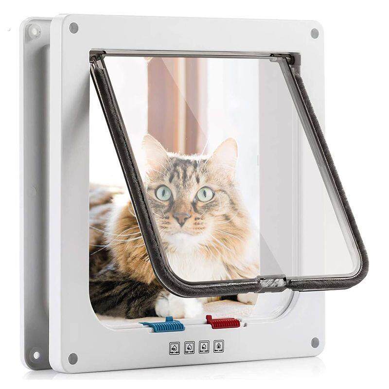 宠物门洞猫别墅挡风猫咪收纳箱前开门式猫门双向自由进出猫门配件