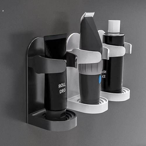 电动剃须刀架免打孔壁挂式卫生间刮胡刀收纳底座置物架实用便捷