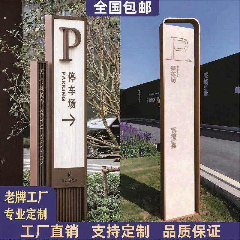 户外复古导视台风景区彷古卷轴总平面图公园企业导览工厂园区指向