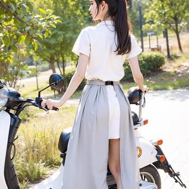 采购产品防晒裙，一件式腿和脚防晒，电动汽车防暴露的工件裙，冰