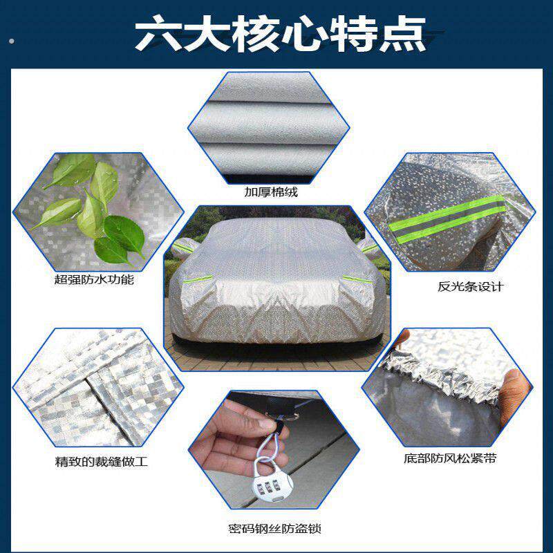 汽车衣车罩简易移动遮阳车棚家用户外车库可伸缩四季防雨棚布帐篷