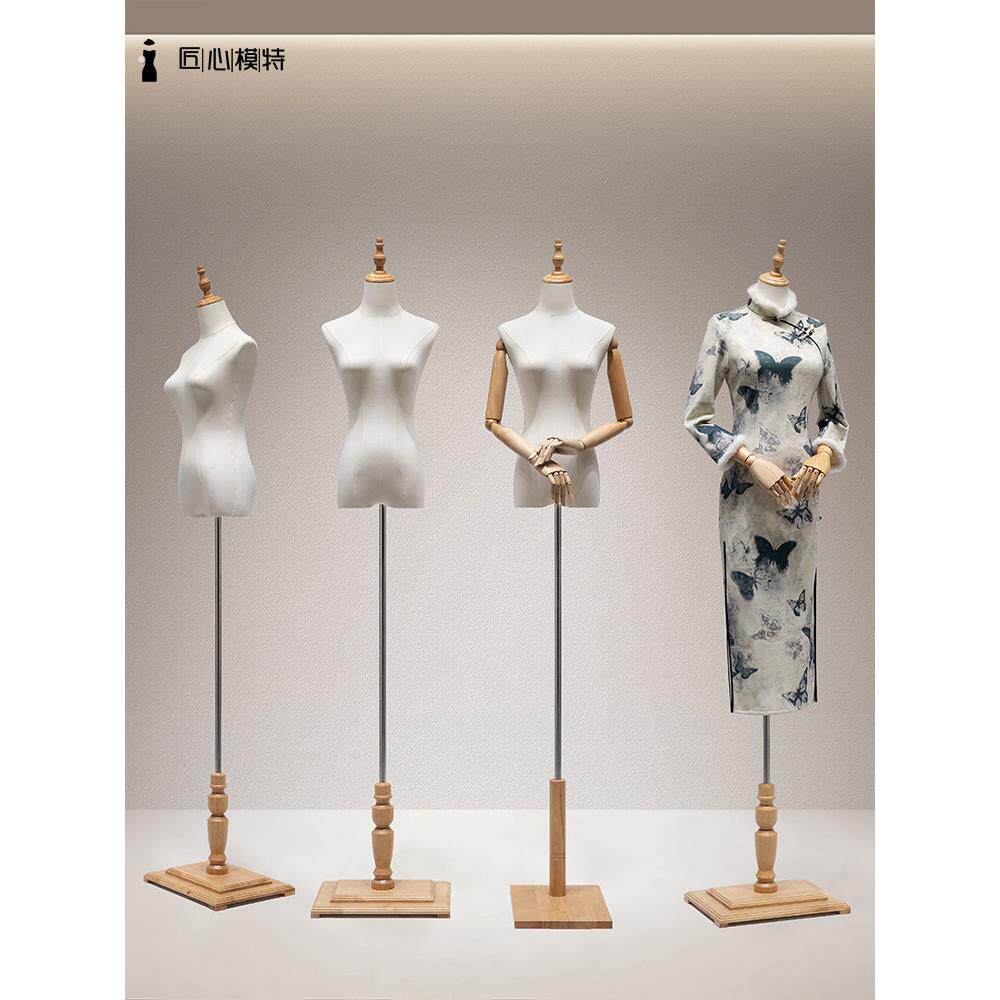 模特道具服装店韩版女装陈列展示架子半身婚纱橱窗假人台人体全身