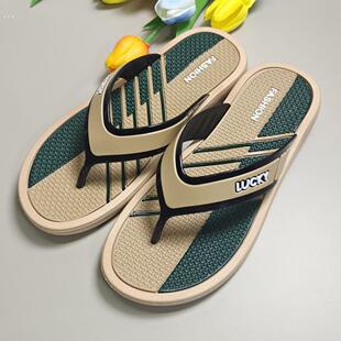 高颜值男士拖鞋沙滩夏季外穿新款软底防滑夹脚耐磨防臭厚底人字拖